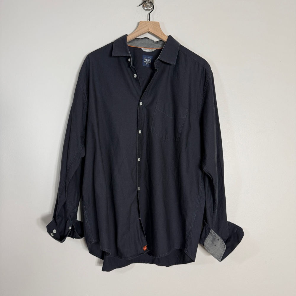 True Measure Men's Navy Blue Shirt XL